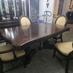 Antique Dining Table with chairs