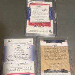 Ron Cey Signed Relic Jersey Cards