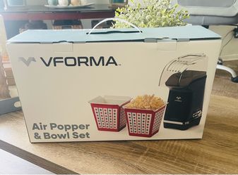 Air popper & Ceramic Bowl set-brand new!