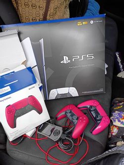 PS5 with 2 controllers