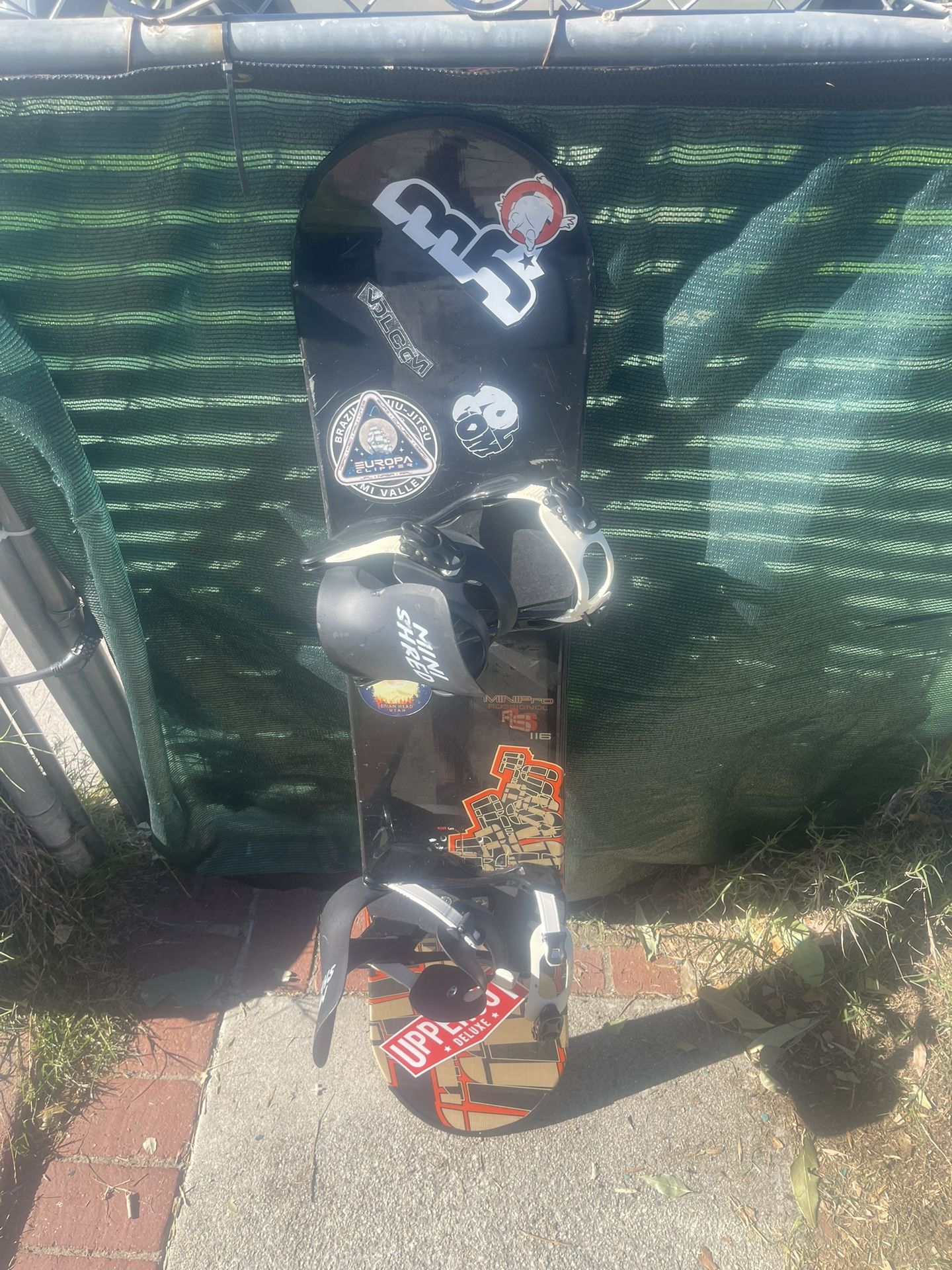 Rossignol Mini Pro Snowboard 116 Cm With Small Junior Bindings