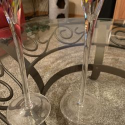 Champagne Flutes, Hand Painted