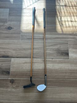 Callaway Hickory Stick Golf Putter And Wedge