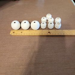 Bisque Ready-to-paint Assorted Beads Good For Macrame