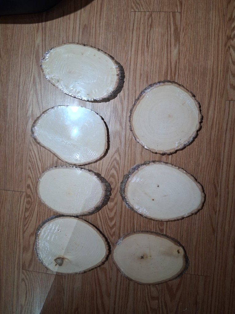 Wooden plaques for A Wedding