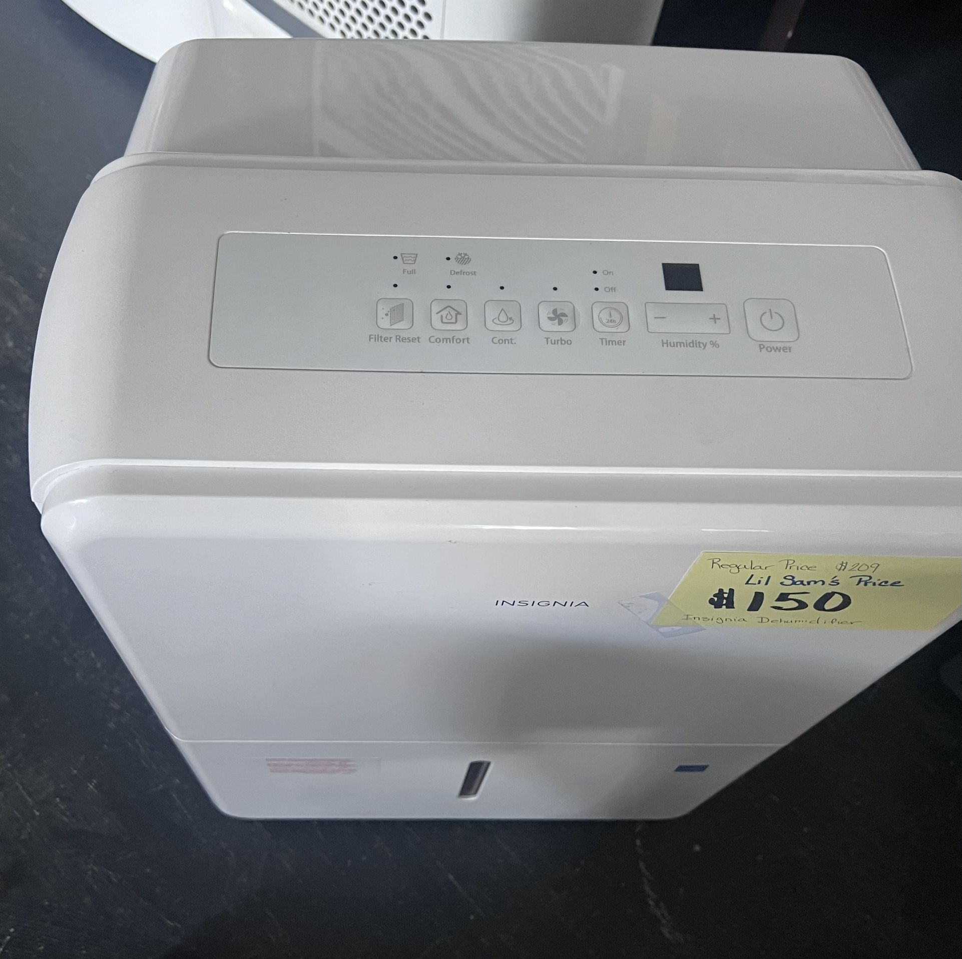 Insignia™ - 50-Pint Dehumidifier with ENERGY STAR Certification - White