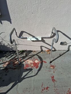 Elderly toilet suport rail