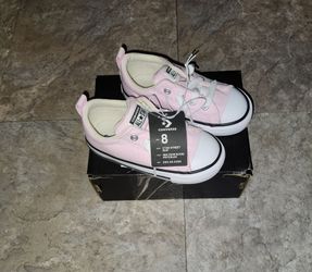Converse new baby pink shoes