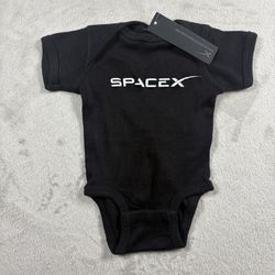 Space X Jump Suit Elon Musk New Born Black NWT #2B