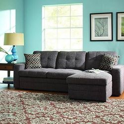 L-shaped Sectional Sleeper Couch