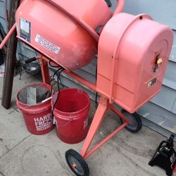 Cement Mixer – Central Machinery 3.5 cu. ft. (Used, Good Condition)
