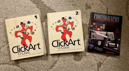 ClickArt and Graphic Design Books