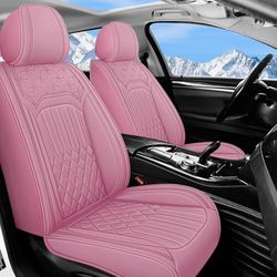 Pink seat covers 