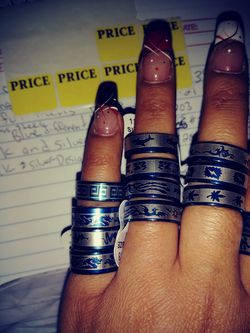 Bluestainless steel mens or women bands