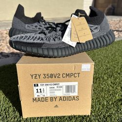 Adidas Yeezy 350 V2 CMPCT Slate Onyx NEW/RECEIPT SIZE: 11.5 $120 FIRM ONLY!