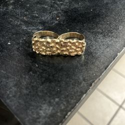Double Ring Gold 