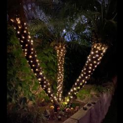 200 LED Solar Copper Wire String Decorative Garden Fairy Light - WARM WHITE