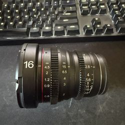 Meike 16mm T2.2 Prime Lens, M43rd mount 