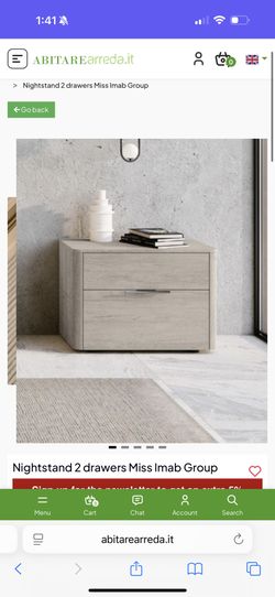 Miss IMAB Night Stand 2 Drawers