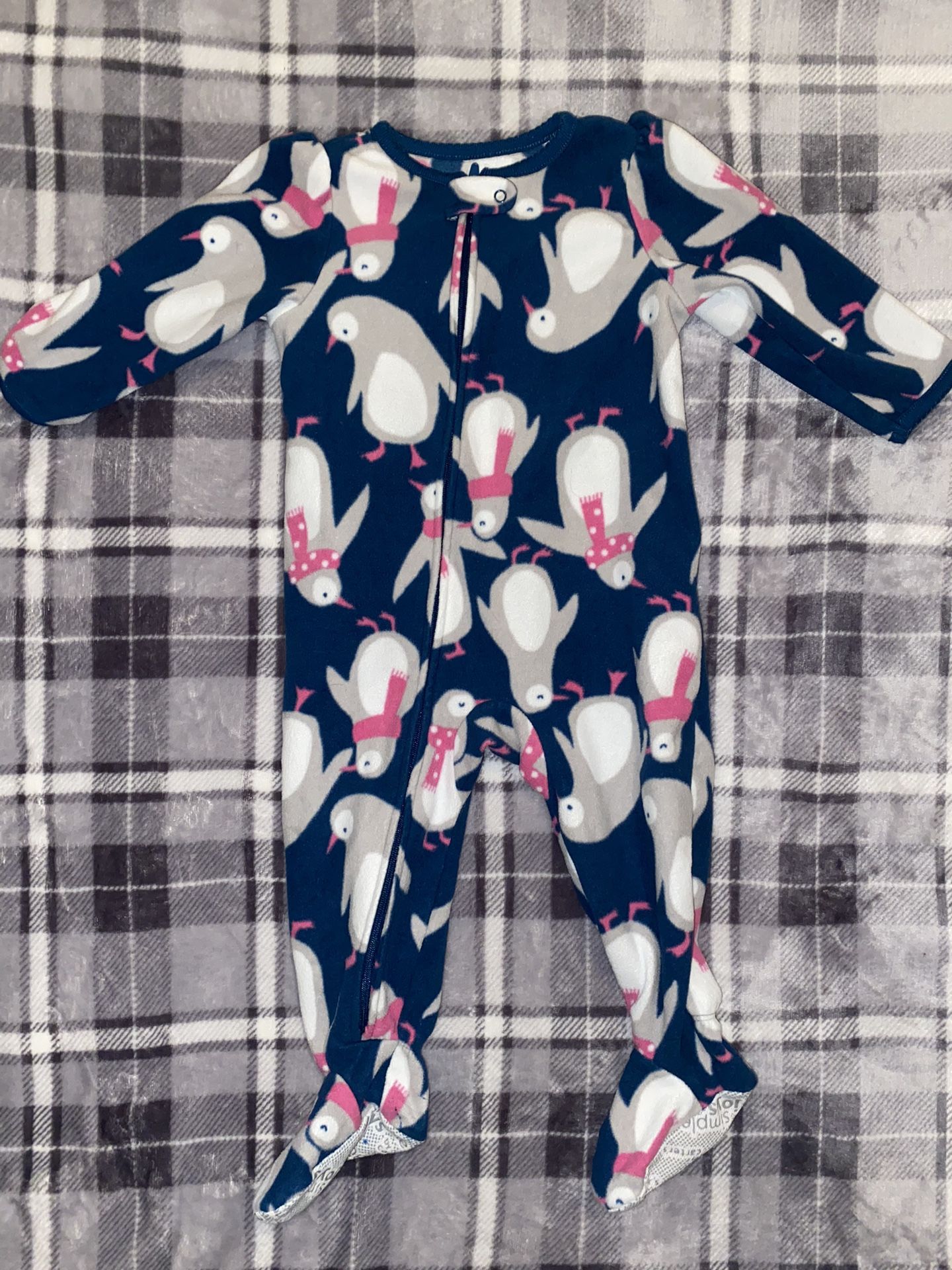 Simple Joys by Carter's Kids' Holiday Loose-fit Flame Resistant Fleece Footed Pajamas