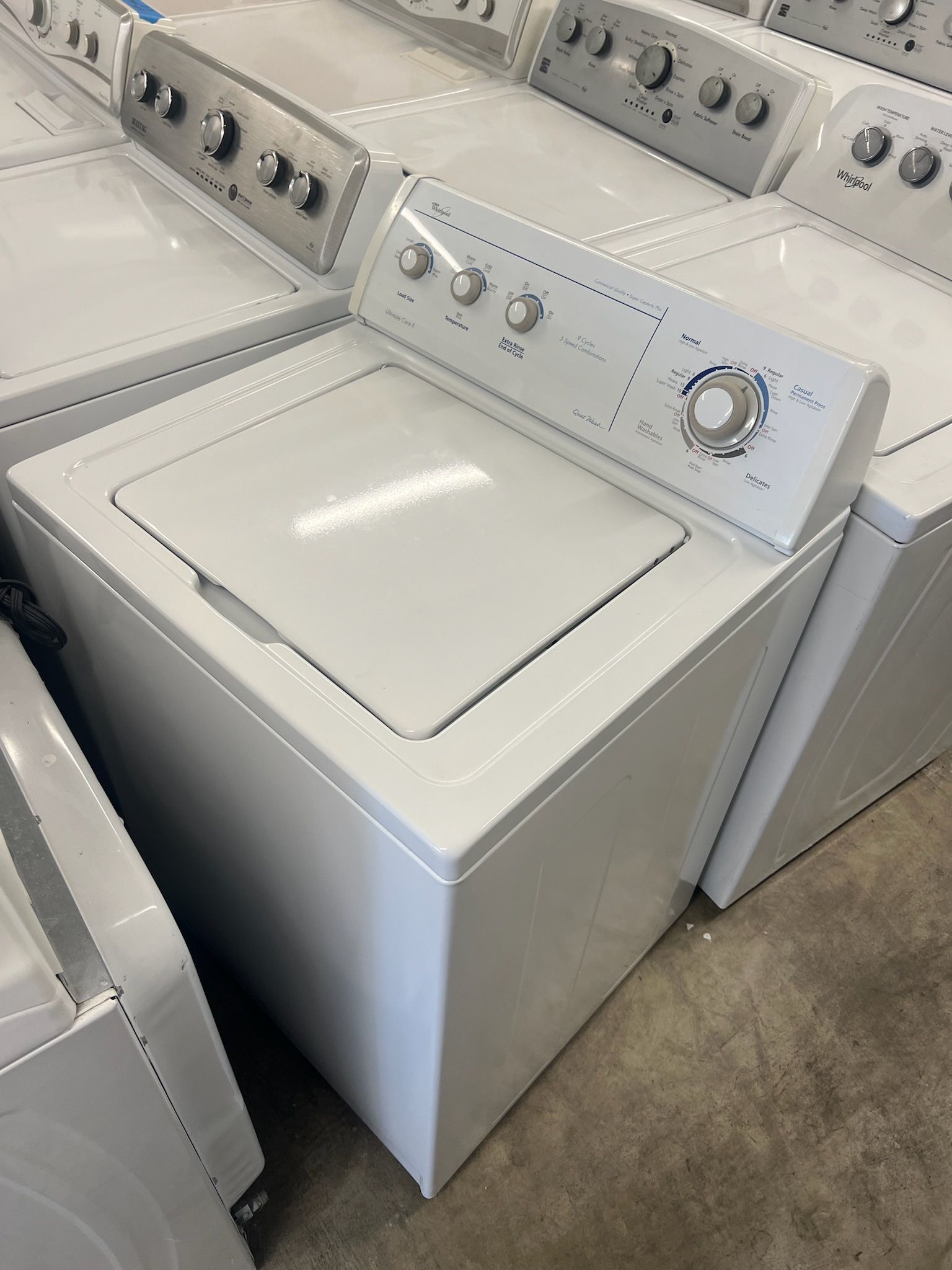 Used Whirlpool Washer Top Load With Warranty