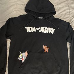 Tom & Jerry Hoodie (Unisex Adult/Juniors Medium)