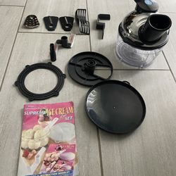 Vegetable Chopper / Ice Cream Machine -Picador Vegetales/ Máquina Helados