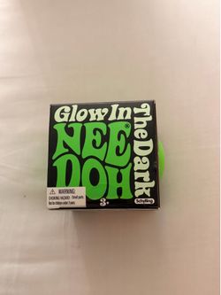 Glow in the dark needoh squishy