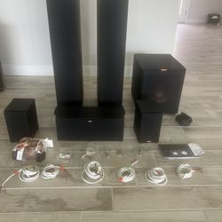Klipsch Reference R-26FA 7.1 Dolby Atmos Home Theater System – Complete Set