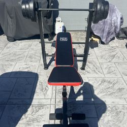 Marcy Pro Weight Bench And Weights