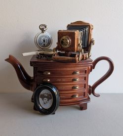 Photography Themed Teapot