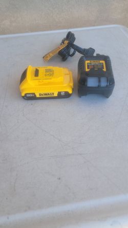 Dewalt 20V 2.0 Ah Battery W/Charger!!!