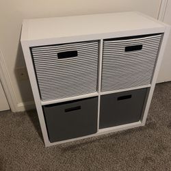 White Four-cube Organizer