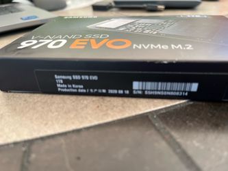1Tb Samsung  970 Evo NVme M.2 (NEW)