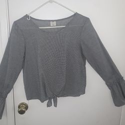 Long Sleeve Cotton Blouse
