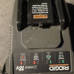 18 V Ridgid Battery Charger 