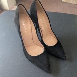 Casadei Black Suede Pumps Size 35 (4.5-5 US Size)