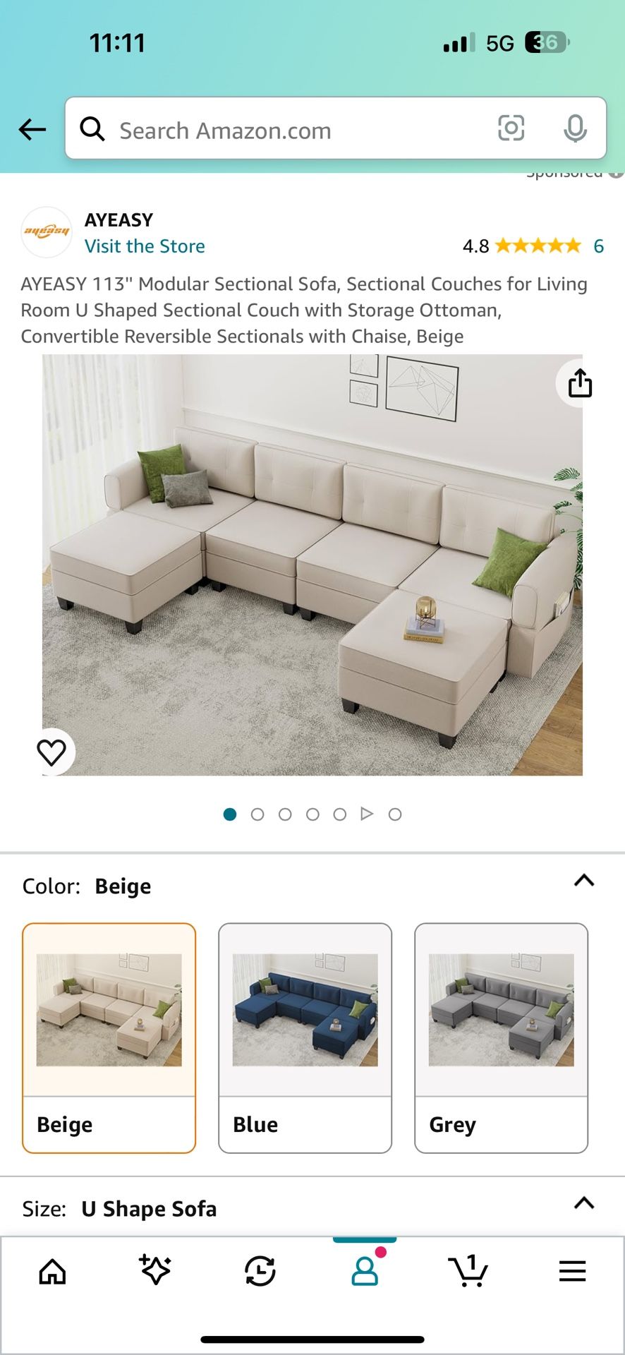 Sectional/sofa