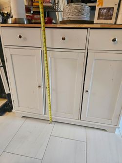 White Storage Cabinet