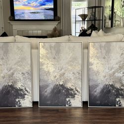 Abstract Framed Canvas Wall Art