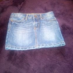 Light Blue Toddler Jean Skirt 