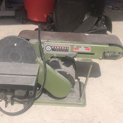 Belt & Disc Sander. 4”x36” Belt, 6” Disc