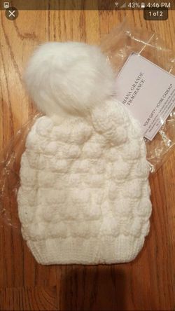 White beanie