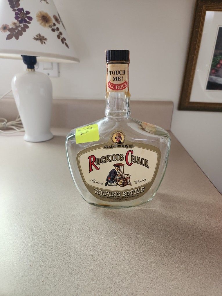Antique Booze/Liquor Bottle $40.