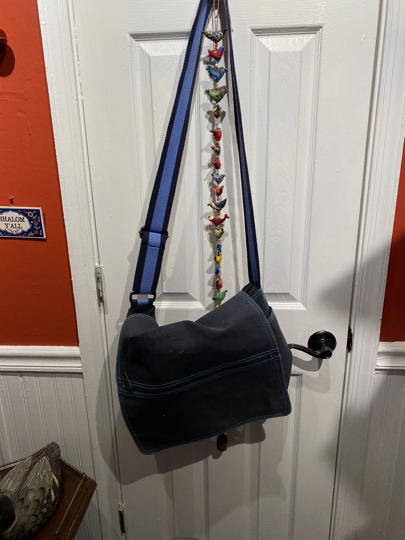 Large Navy Blue GAP Messenger Laptop Shoulder Bag