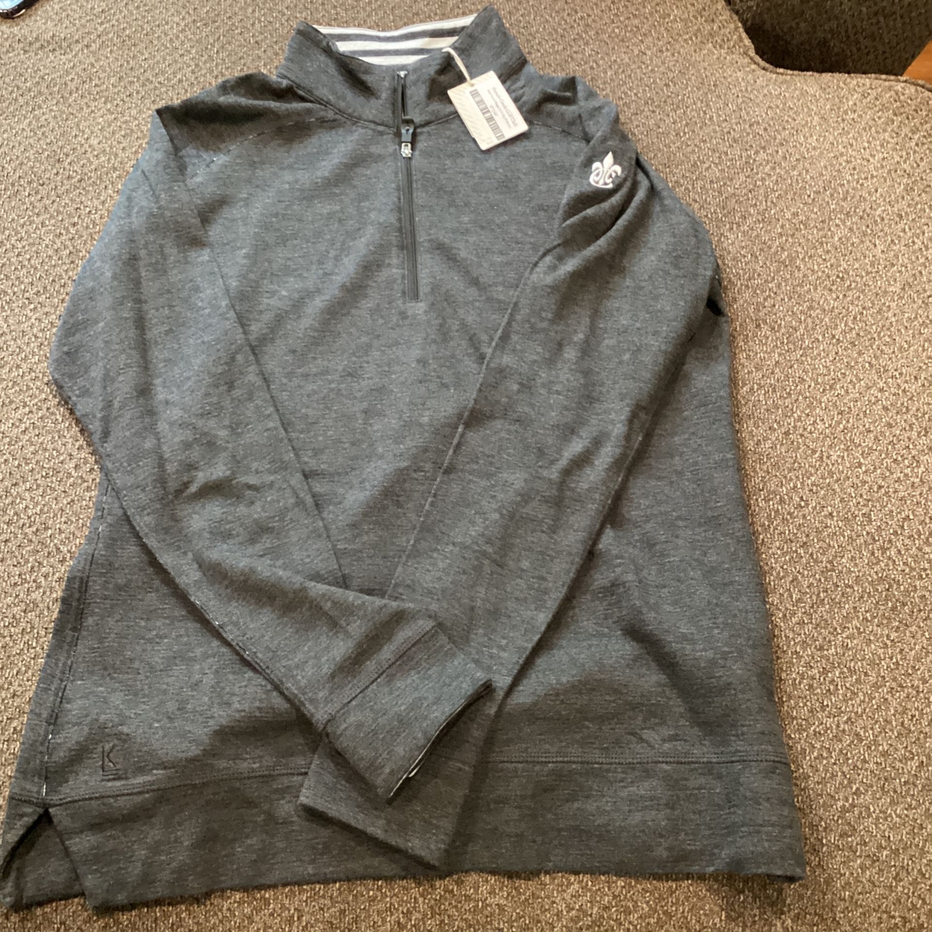 French Creek Golf Club Kate Lord 1/2 Zip Womens M New $72 Tag