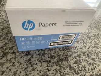 HP Printer Paper Office 20lb, 8.5x 11, 3 Ream Case, 1,500 Sheets
