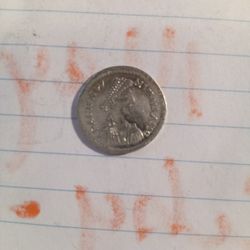 Very Rare Roman Empire Silver Coin Minted In Arles Between 408 And 411 Ad