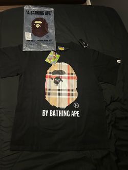 Bape x Burberry black tee