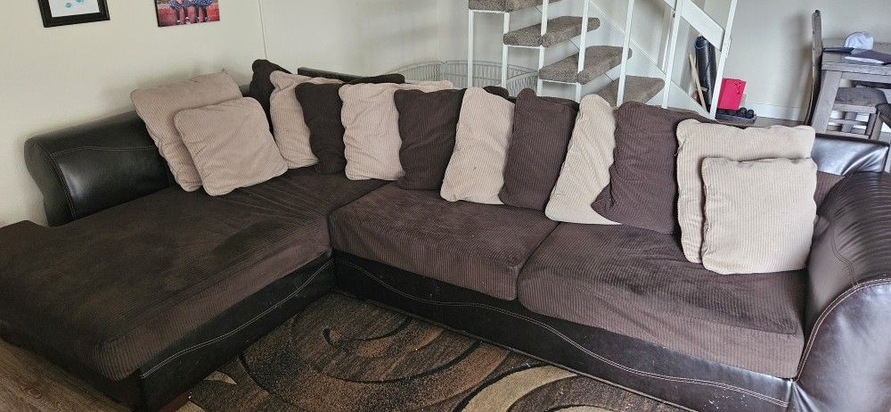 **Free**Used Ashley Furniture Sectional Couch!